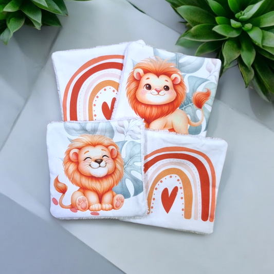 Lot de coton lion bambino creation