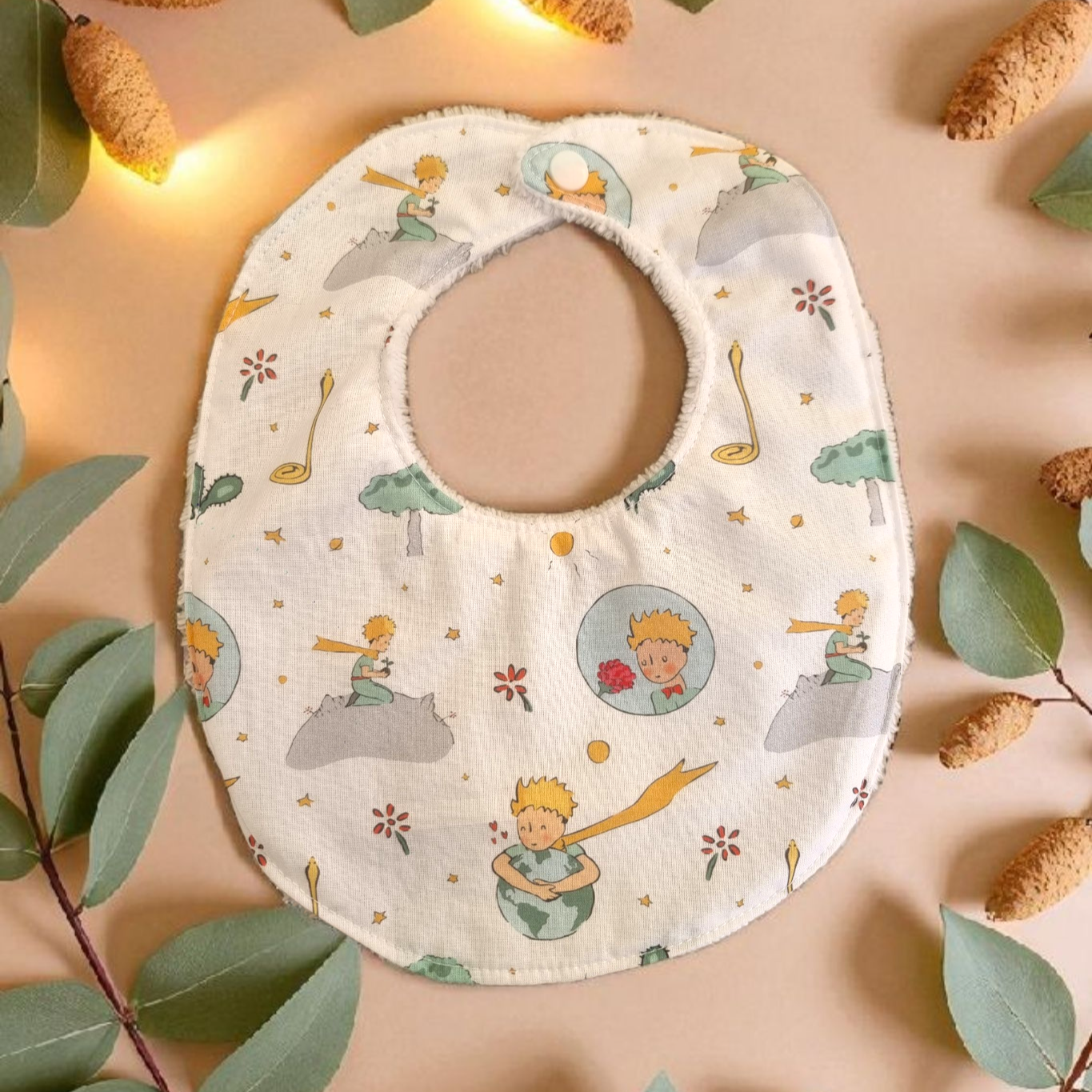 bavoir petit prince bambino creation