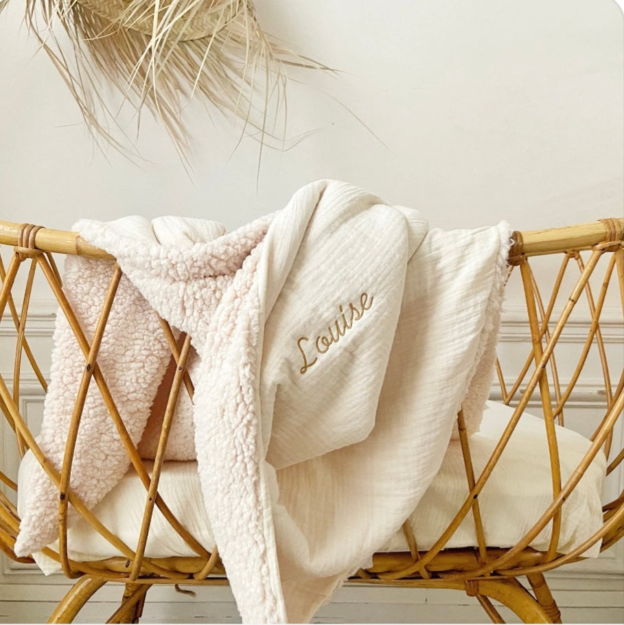 couverture double gaze bambino creation