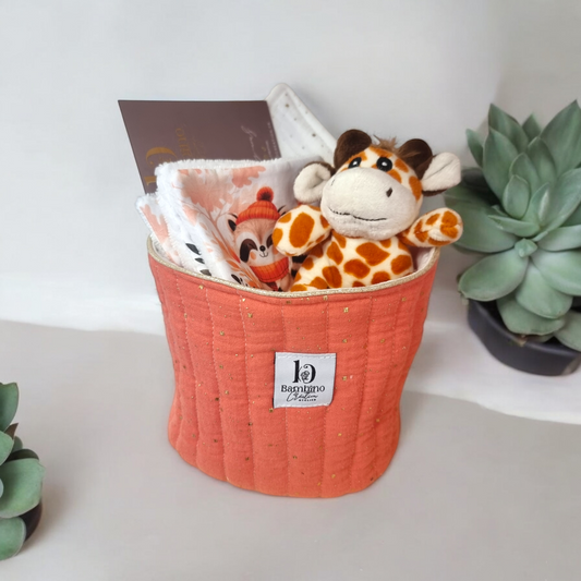 Panier de naissance girafe bambino creation